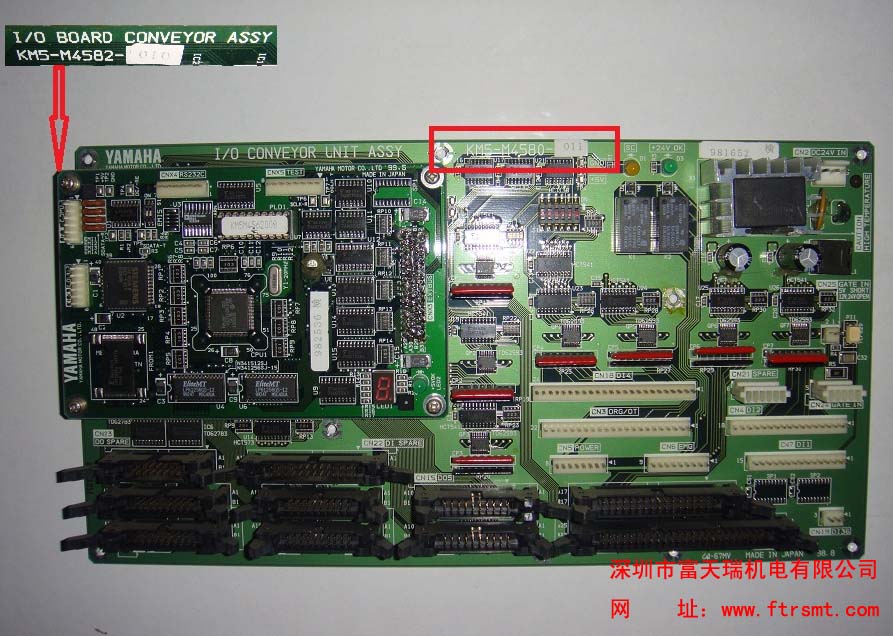 KM5-M4580-01X. I/O BOARD CONVE. ASSY܉ƂIO忨